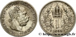 AUSTRIA 1 Corona François-Joseph Ier tête laurée 1895 Vienne