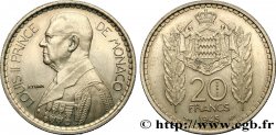 MONACO Essai de 20 Francs Turin Louis II 1945 Paris