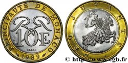 MONACO Essai de 10 Francs Rainier III 1989 Paris SPL 