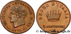 ITALY - KINGDOM OF ITALY - NAPOLEON I 3 Centesimi 1810 Milan