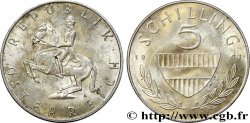 AUSTRIA 5 Schilling 1961  MS 