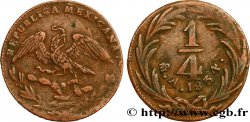MEXICO 1/4 Real Aigle 1834 Mexico