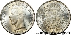 SUÈDE 2 Kronen Gustave V 1938 