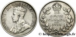 CANADA 10 Cents Georges V 1918 