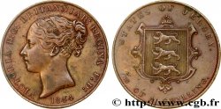 JERSEY 1/13 Shilling Victoria 1844 