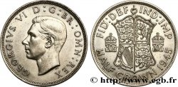 ROYAUME-UNI 1/2 Crown Georges VI 1945  SUP 