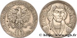 POLOGNE 10 Zlotych aigle / Nicolas Copernic 1969 Varsovie