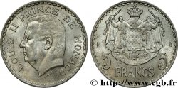 MONACO 5 Francs Louis II 1945 Paris
