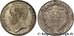BELGIQUE 50 Centimes Albert Ier légende flamande 1910 
