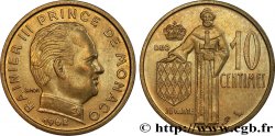 MONACO 10 Centimes Rainier III 1962 Paris