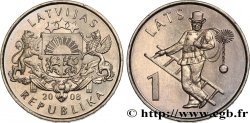 LETTLAND 1 Lats emblème / ramoneur 2008 Rahapaja Oy  