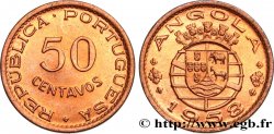 ANGOLA 50 Centavos monnayage colonial Portugais 1958 