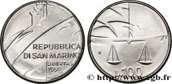 SAN MARINO 100 Lire 1600 ans d’histoire 1990 Rome - R