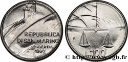 SAINT-MARIN 100 Lire 1600 ans d’histoire 1990 Rome - R