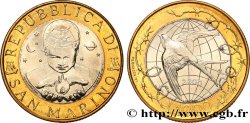 SAN MARINO 1000 Lire enfant de l’univers / colombe de la paix 2000 Rome - R