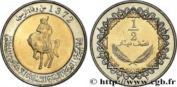 LIBYA 1/2 Dinar cavalier au fusil AH 1372 2004 