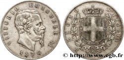 ITALIA 5 Lire Victor Emmanuel II 1876 Rome