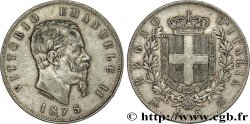 ITALIEN 5 Lire Victor Emmanuel II 1875 Milan