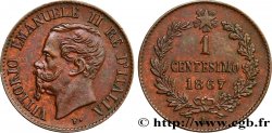 ITALY 1 Centesimo Victor Emmanuel II 1867 Milan