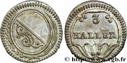 SCHWEIZ - KANTON ZÜRICH 3 Haller (1 Rappen) n.d.  fST 
