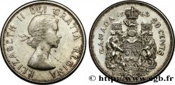 CANADA 50 Cents Elisabeth II 1963 
