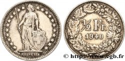 SUIZA 1/2 Franc Helvetia 1940 Berne - B