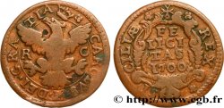 ITALY - KINGDOM OF SICILIA 1 Grano Charles II 1700 Palerme