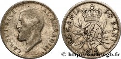 ROMANIA 50 Bani Charles Ier 1914 