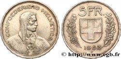 SCHWEIZ 5 Francs Berger 1953 Berne fVZ 
