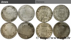 SPAIN Lot de 4 pièces de 2 Reales n.d. indeterminé