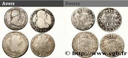 SPAIN Lot de 4 pièces de 2 Reales n.d. indeterminé