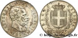 ITALIA 5 Lire Victor Emmanuel II 1876 Rome