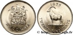 RHODESIA 25 Cents 1975 