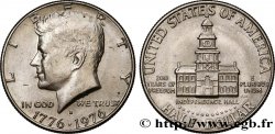ÉTATS-UNIS D AMÉRIQUE 1/2 Dollar Kennedy / Independence Hall bicentennaire 1976 Denver