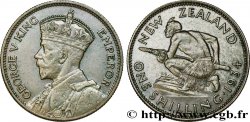 NOUVELLE-ZÉLANDE 1 Shilling Georges V 1934 