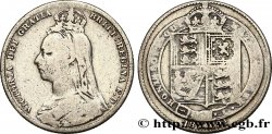 REGNO UNITO 1 Shilling Victoria “buste du jubilé” 1891 