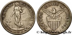 PHILIPPINES 20 Centavos - Administration Américaine 1914 San Francisco - S