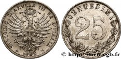 ITALIA 25 Centesimi aigle couronné 1903 Rome