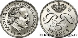 MONACO 5 Francs Rainier III 1976 Paris