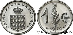 MONACO 1 Centime écu couronné 1976 Paris