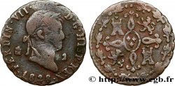 ESPAGNE 2 Maravedis Ferdinand VII 1828 Ségovie