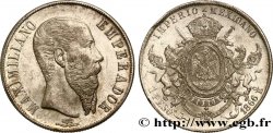 MEXIQUE - MAXIMILIEN Ier Peso 1866 Mexico