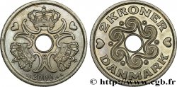 DINAMARCA 2 Kroner couronnes et monogramme de la reine Margrethe II 2000 Copenhague