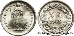 SWITZERLAND 1/2 Franc Helvetia 1965 Berne