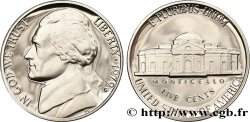 ESTADOS UNIDOS DE AMÉRICA 5 Cents Proof président Thomas Jefferson / Monticello 1979 San Francisco - S FDC 