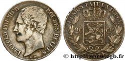 BELGIQUE 20 Centimes Léopold Ier tête nue 1853 
