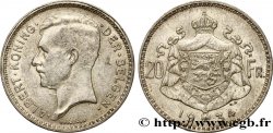 BELGIUM 20 Francs Albert Ier légende Flamande position B 1934 
