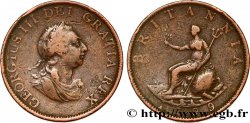 ROYAUME-UNI 1/2 Penny Georges III 1799 Soho