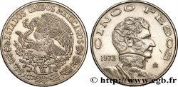 MEXICO 5 Pesos aigle mexicain / Vicente Guerrero 1973 Mexico