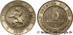 BELGIUM 5 Centimes Léopold Ier 1862 